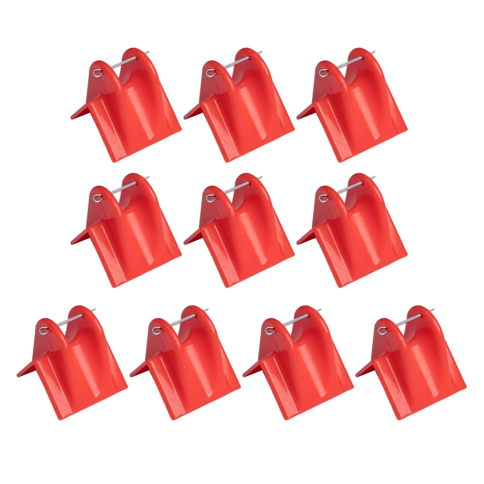 QccHieUs 10 Pieces Climbing Rope Edge Protector Rope Protector Portable Angle Guard Ropes
