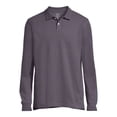 thumbnail image 6 of George Men's Pique Polo Shirt with Long Sleeves, Sizes S-3XL, 6 of 6