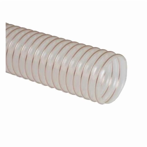 Flexaust Co Ducting Hose,25 ft L,Clear 8331040025