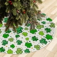 thumbnail image 2 of St. Patrick''s Day Tree Skirt, St. Patrick Tree Decor 36inch Christmas Tree Skirts Holiday Party Mat Ornaments Decorations, 2 of 6