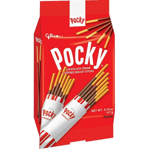 Glico Pocky Sticks Chocolate 9ct - Walmart.com