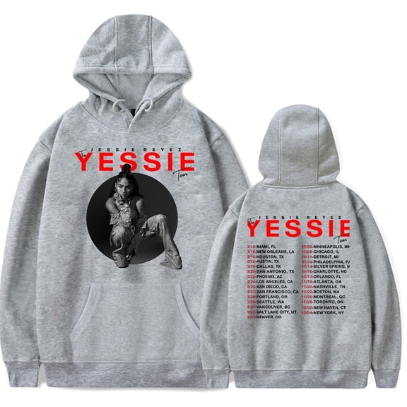 Jessie Reyez Yessie Merch Winter Unisex Fleece Lined Crewneck Long Sleeve Pullover Hoodie