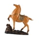 thumbnail image 1 of Escultura de caballo para escritorio, 25 x 7 x 26,5 cm. Marrón, 1 of 9