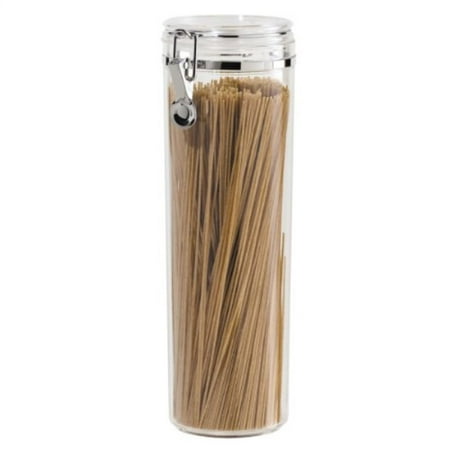 - NEW Oggi Acrylic Spaghetti Container Pasta Canister Airtight w/ Clamp 4