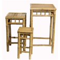 thumbnail image 1 of Ensemble de 3 Tabourets Carrés Emboîtables, 1 of 1