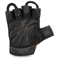 thumbnail image 3 of Victor Fitness VG05BES Black/Electric Orange Small - Fingerless Men's Gloves, 3 of 4
