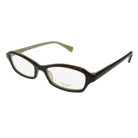 New Oliver Peoples Cylia Womens/Ladies Designer Full-Rim Dark Brown Prestigious Brand Adults Frame Demo Lenses 45-15-135 Eyeglasses/Eye Glasses