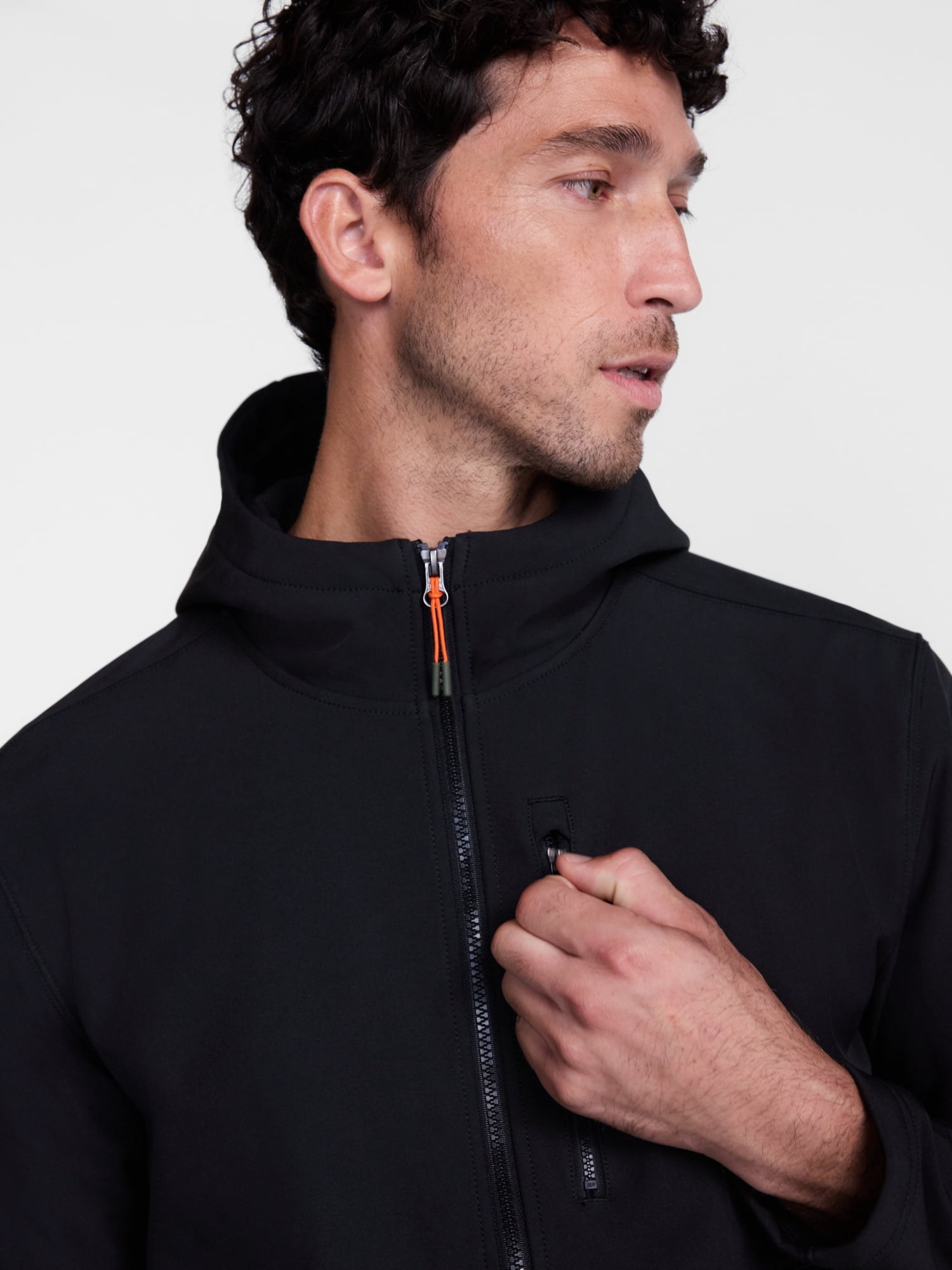 Ozark Trail Men's and Big Men's Softshell Jacket with Hood, Sizes S-3XL