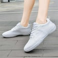 thumbnail image 4 of YOURDIARY Cheer Shoes Girls White Cheerleading Dance Shoes Athletic Tennis Competition Sport Training Sneakers Youth Lightweight, 4 of 8