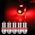 thumbnail image 2 of ECCPP 5x Instrument Cluster Dash Panel Lights ba9s-5-5050-smd-Red 1815, 1816, 182, 1889, 1891, 1892, 1893, 1895, 1895A, 1445, 17053, 53, 53X, 57, 216, 293, 363, 3886X, 3893, 6253, 64111, 64113, 64115, 2 of 4