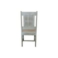 thumbnail image 4 of Moti Sarah 41" Solid Wood Dining Chair in Brushed Ivory (Set of 2), 4 of 6