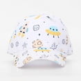 thumbnail image 6 of Miqool Toddler Baby Baseball Cap Infant Toddler Cute Print Cotton Sun Hat for Kids Boys Girls 2-4 Years, 6 of 9
