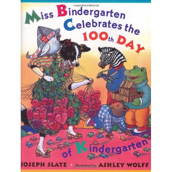 Pre-Owned Miss Bindergarten Celebrates the 100th Day of Kindergarten (Hardcover) by Joseph Slate