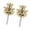Golden L, variant on SDFGTstore Pack of 2 Strap Buttons Guitar Hardware Guitar Strap Locks for Electric Guitars