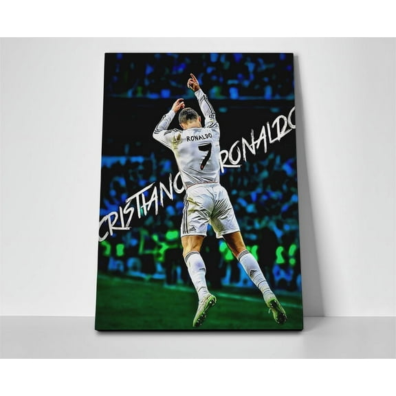 Cristiano Ronaldo Goal Poster or Wrapped Canvas