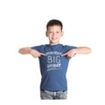 thumbnail image 2 of Promoted to Big Brother T-Shirt Sibling Announcement T Shirt Toddler Tees Blue (4T), 2 of 4