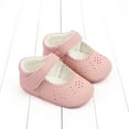 thumbnail image 6 of Xfvqtps Baby Girls Walking Shoes Hollowing Out Lace Hook Loop Cute Soft Non Slip Toddler First Walker Shoes Spring Summer New Toddler Shoes Breathable Sweat Shoes Pink, 6 of 8