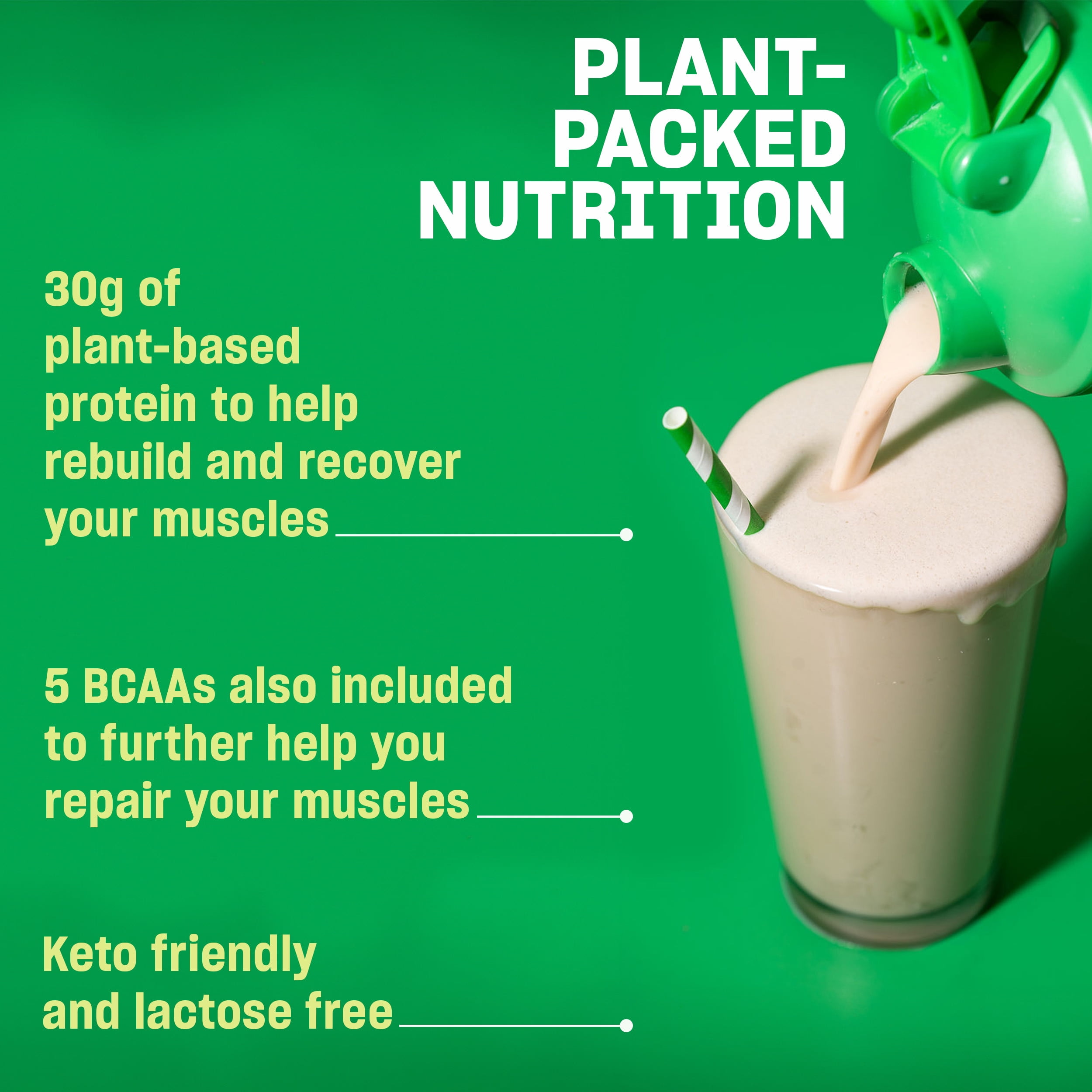 Vega - Original Protein Plant-Based Protein Powder, Vanilla, Gluten-Free, 25g Protein, 20 Servings (32.5oz)