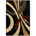 thumbnail image 1 of LR Resources GRAC281106BLK3756 3 ft. 7 in. x 5 ft. 6 in. Grace Rectangle Area Rug, Black, 1 of 1