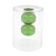 thumbnail image 4 of Jarrón de cristal shamjiam Hidropónico Oficina Verde corto Jarrón nórdico teñido de doble capa, 4 of 8