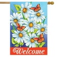 thumbnail image 3 of Briarwood Lane Sunshine Daisies House Flag, 3 of 7