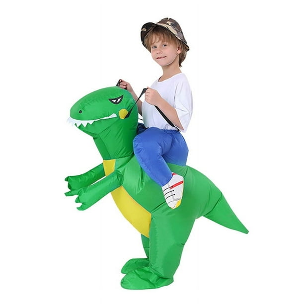 Disfraz inflable de T-Rex para adultos y niños, disfraz inflable de dinosaurio para Halloween, disfraz de cosplay, ropa de fiesta para mascotas