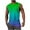 Green, variant on Jgppe Men's Muscle Tank Tops Sleeveless Workout Tee Shirt Gradient Color Print Wicking Crewneck Sports Tanks