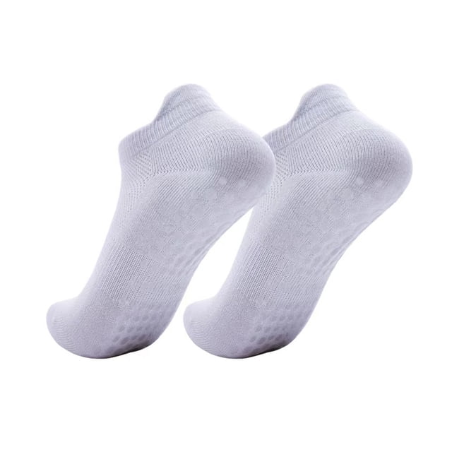 1 par de calcetines deportivos para mujer, de algodón, antideslizantes, que absorben la humedad, cómodos y elásticos.