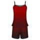 thumbnail image 3 of Sexy Pijama Conjunto para las Mujeres Gradiente Eslinga sin Mangas Tanque Empalme Pantalones Cortos Casual Pijamas Conjunto, Poliéster, 3 of 5