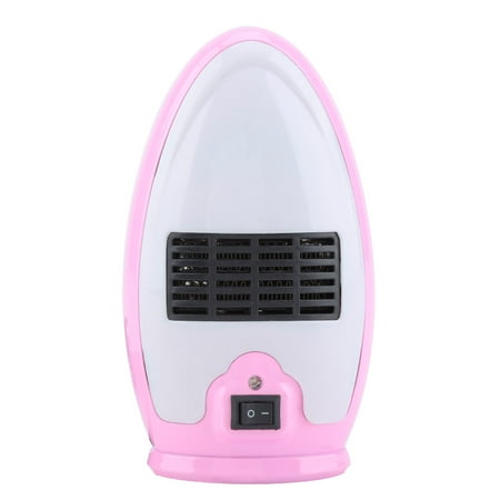 

80W Portable Mini Fan Heater Electric Space Warmer - Pink (Chinese Plug 200V)