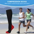 thumbnail image 4 of PENGXIANG  1pair Chaussettes de Compression de Sport Nylon Bas de Sport Unisexe (Gradient Nu S / M), 4 of 6