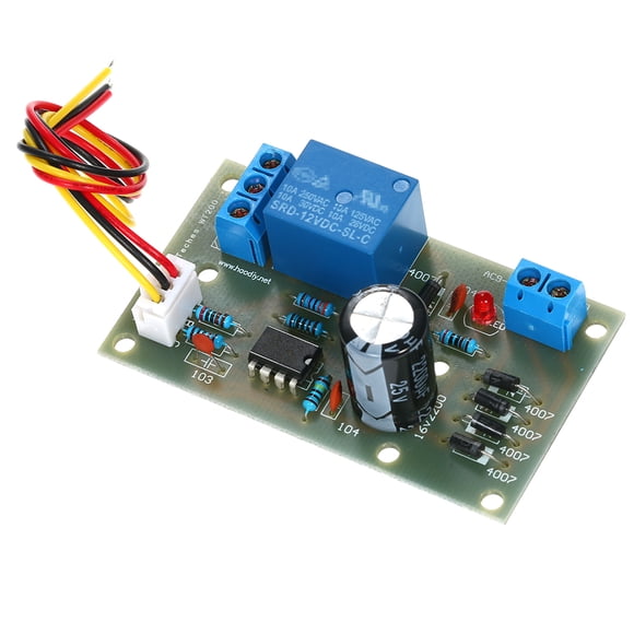 Graflsoa Automatic Water Level Controller for Tanks and Pools with High Sensitivity Probe, DIY Electronic Module for Pump and Valve Control, 9-12V Power Supply, 10A Relay Output