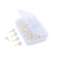 thumbnail image 4 of 100 Pieces Sewing Pin Pins, Straight Quilting Pins, for Sewing Projects Round Gold, 4 of 9