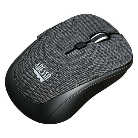 UPC: 0783750009638 | Adesso iMouse S80B – Wireless Fabric Optical Mini Mouse – Black