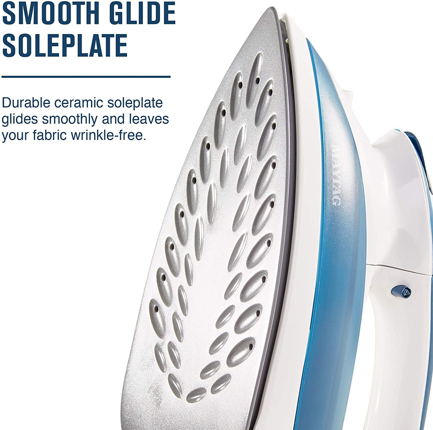 Details about   Maytag Digital Smart Fill Steam Iron & Vertical Steamer with Pearl Ceramic So... 