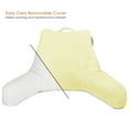 thumbnail image 3 of Nestl Backrest Reading Pillow, Bed Rest Pillow with Arms for Sitting In Bed, Shredded Memory Foam Back Support Pillow, Ivory, 3 of 8