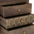 thumbnail image 5 of Iron - Framed Side Table / Bedroom Storage / Mid - Century Modern Influence, 5 of 5