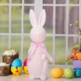 thumbnail image 6 of Easter Decorations Bunny Decor: Flocked Resin Rabbit Figurines 1PCS , Green Furry Easter Bunny Statue for Spring Easter Home Office Table Decor, Party Supplies Gifts for Kids Friends, 6 of 7