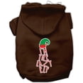thumbnail image 1 of Lazy Elf Screen Print Pet Hoodie Brown Xxxl (20), 1 of 1