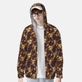 thumbnail image 4 of Gaeub Sunflowers with Skull and Hand Men's and Women's UPF 50+ Long-Sleeved Sun Protection Clothing, Fishing Shirt Long Sleeve Zip - Small, 4 of 9