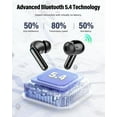 thumbnail image 4 of Auriculares inalámbricos Btootos Bluetooth 5.4 con cancelación de ruido IP7, 4 of 7