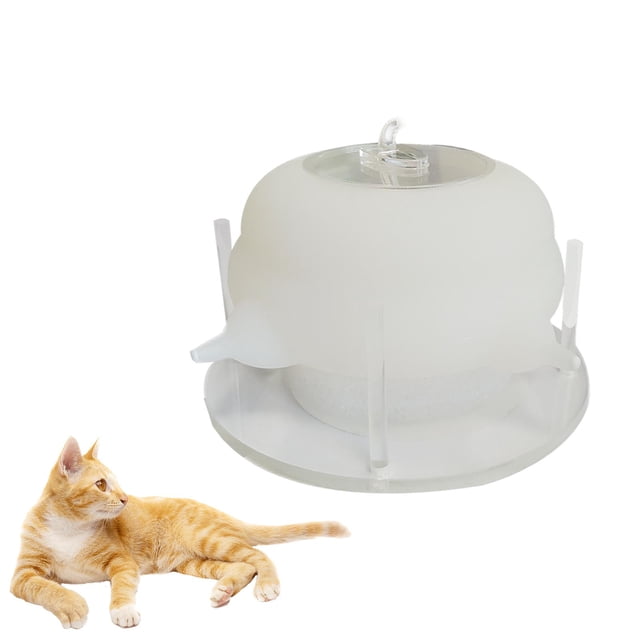 Cachorro de Silicona Alimentador de Leche Salvador Tazón de Leche Dispositivo de Autoalimentación Blanco