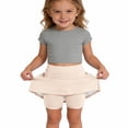 thumbnail image 4 of Coerni Girls' 2-in-1 Flowy Shorts Skirt Athletic Dance Running Skorts Culottes Tennis Yoga Sweatpants Trendy Sport Cartwheel Shorts, 4 of 5