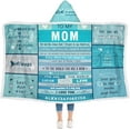 thumbnail image 2 of Cool Birthday Gifts for Moms from Daughter Son, Best Mom Wearable Blanket Hoodie for Mom Birthday Gifts, Gift Ideas for Mother''s Day Mom Birthday, Christmas 47x72in, 2 of 6