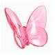 thumbnail image 5 of Figura de mariposa voladora Figura de mariposa de cristal Estatua de animal coleccionable Rosa, 5 of 6