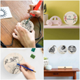 thumbnail image 5 of 9Pcs 12 Inch Wood Circles for Crafts, Unfinished Blank Wooden Rounds Slice Wooden Cutouts for DIY Crafts, 5 of 5