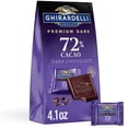 thumbnail image 3 of (5 pack) GHIRARDELLI PREMIUM DARK 72% Cacao Dark Chocolate SQUARES, 4.1 oz Bag, 3 of 19