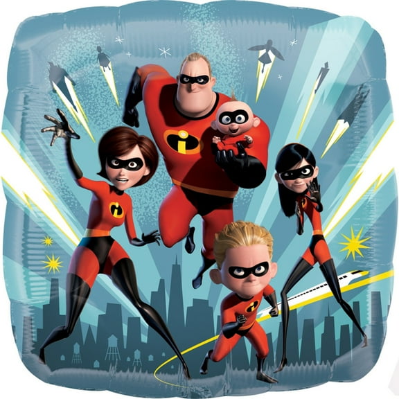 Disney Pixar Incredibles 2 Foil Balloon 18"