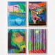 thumbnail image 2 of Pintura al óleo abstracta de David Hockney, impresión en lienzo, póster de arte de pared colorido para decoración de sala de estar, decoración moderna del hogar, pared vibrante, 2 of 5