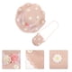 thumbnail image 2 of 2 bolsas de moda para niñas, sombrero de margaritas para el sol, sombrero de playa de verano para niñas, sombrero de paja ondulado, sombrero y bolso para niñas (rosa), 2 of 5